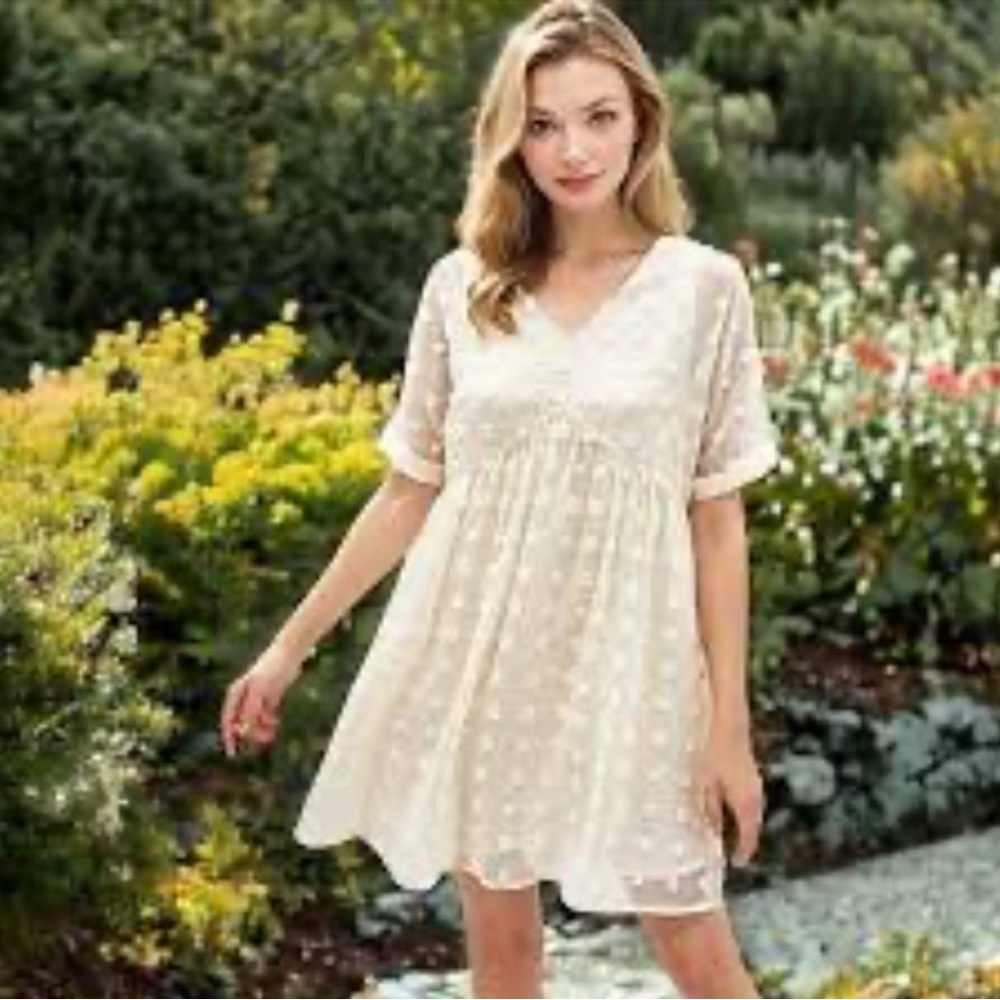 Elegant Cream Dress